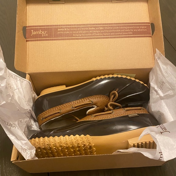 JBU Jambu Duck Shoes Adult Womens 8.5 Woodbury Chocolate Brown Low Top Slip On - Picture 2 of 4